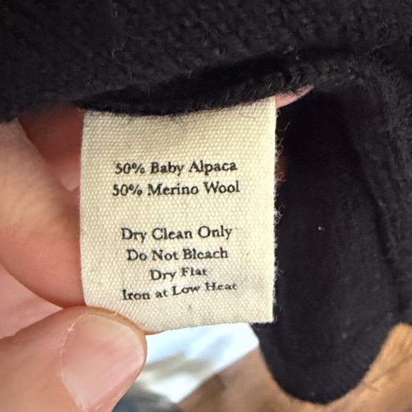 James st co ivy Oversized Black Sweater Dress medium - Picture 5 of 5